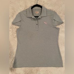 Puma Golf Top with Tulip Cap Sleeves